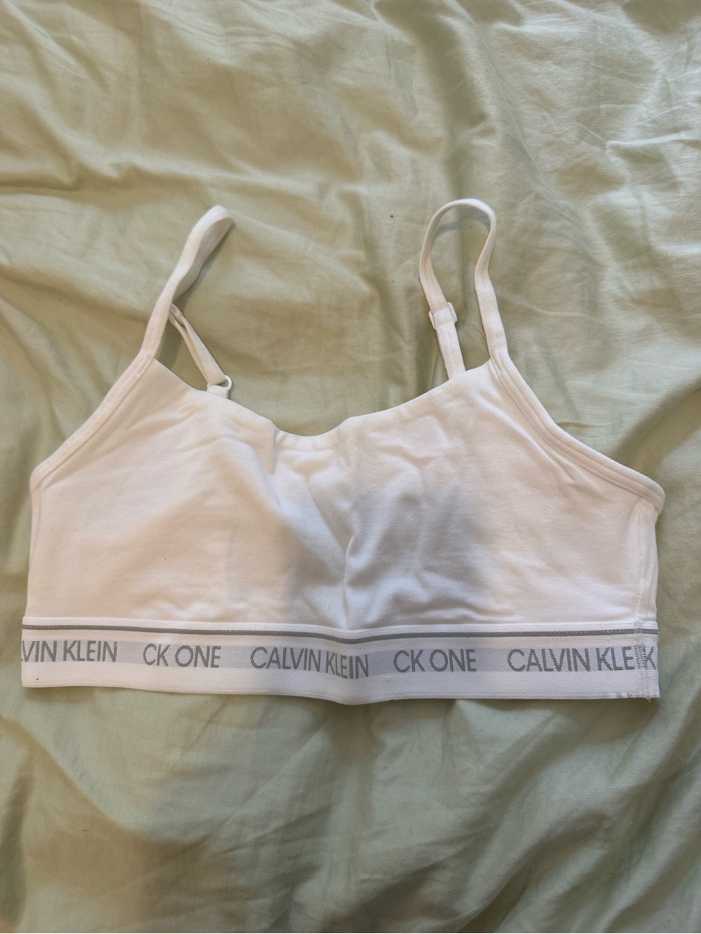 Calvin Klein White Bra Sports
